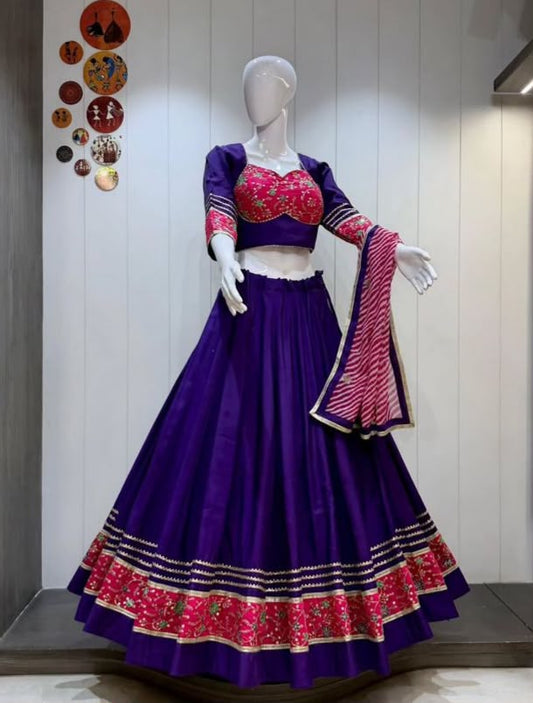Purple & Pink Chaniya Choli / Lehenga Set