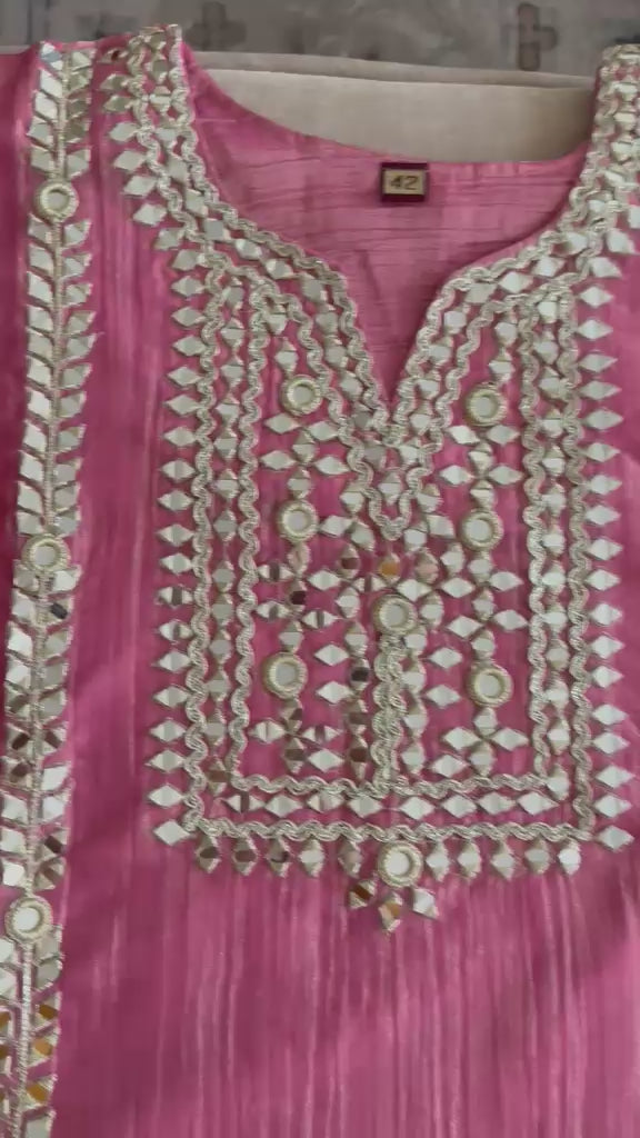 Pink Farshi salwar suit product video
